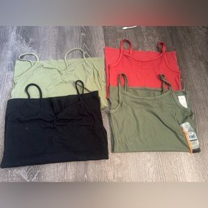 Bundle of 4 cami shirts , great for layering!!